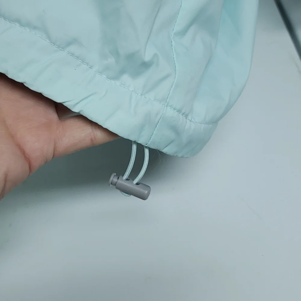 Columbia Light Aqua blue Wind Breaker Jacket. (2X) NEW - Picture 4 of 7